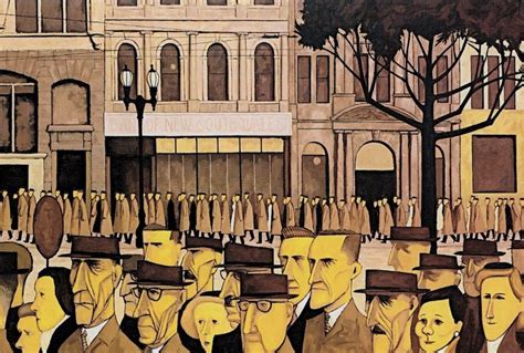John Brack: Collins St., 5p.m. 1955 .